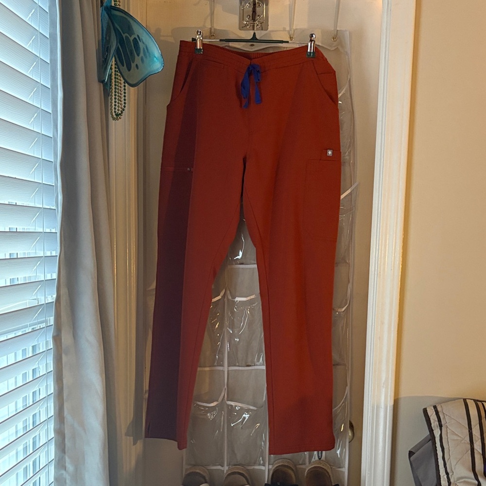 Figs limited edition yolo original rise pants size medium pants in auburn.